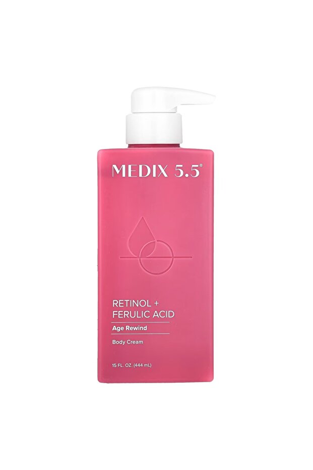 Medix 5.5, Body Cream, Retinol + Ferulic Acid, 15 fl oz (444 ml)