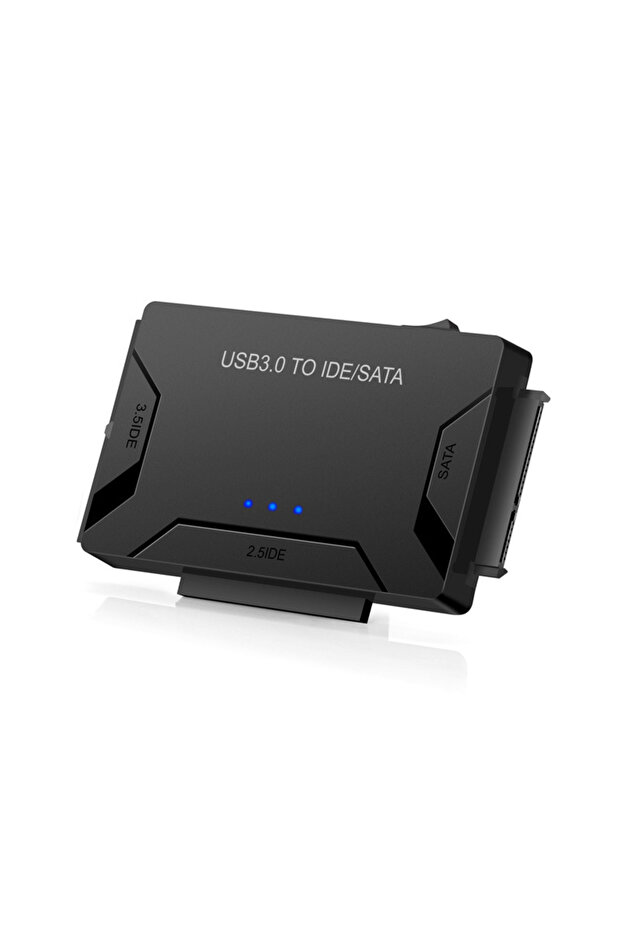كابل محول القرص الصلب 100 سم بدون وصلة USB 3.0 إلى SATA IDE لمحركات الأقراص الصلبة 3.5 بوصة/2.5 بوصة/CD D