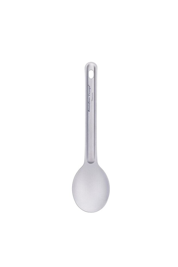 Ti1036T Spoon 1PCS Boundless Voyage Titanium Cutlery Reusable Spoon Spork Set Lightweight Camping Ta