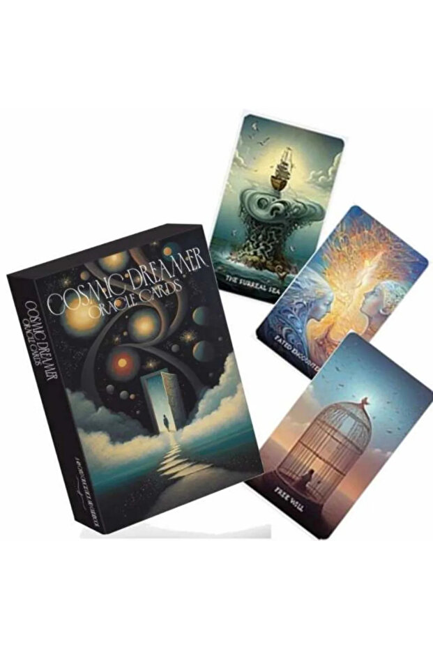 10.4x7.3cm Cosmic Dreamer Oracle: A Mesmerizing 48-card Deck That Invites You To Explore The Hidd... - 7