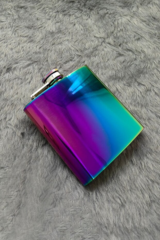 Çelik Multicolor 6 oz 180 ml İçki Matarası py49ml - 6