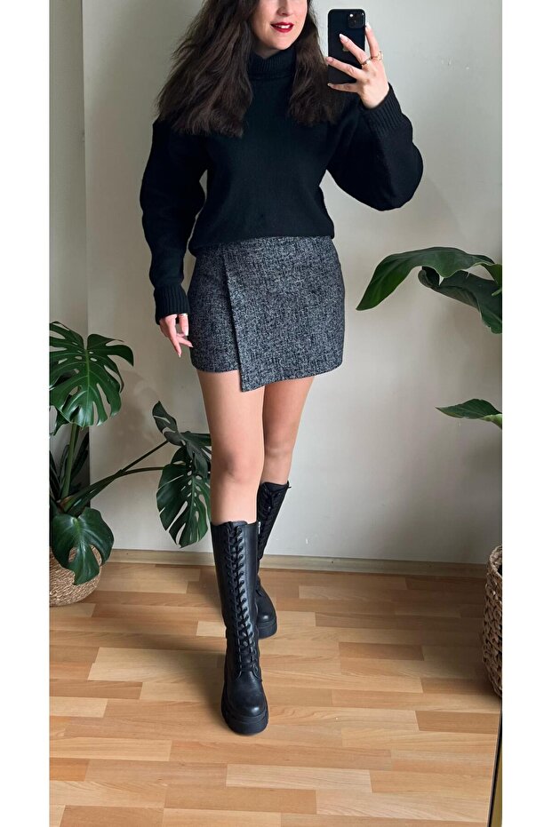 TÜVİT ŞORT ETEK - 1