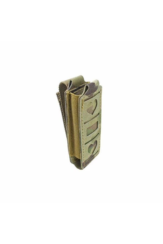 Multicam Tactical 9mm Molle Single Magazine Pouch Multi-tool Pouch Elastic Pistol Pouch Waist Belt F