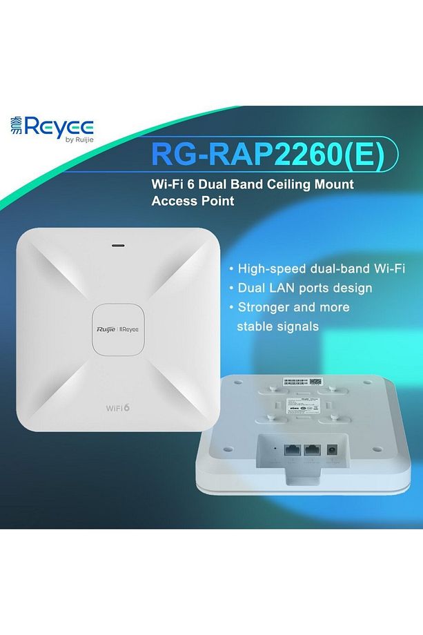 Reyee RG-RAP2260(E)  Wifi 6 İç Ortam Access Point  Dual-band, AX3200, 3200Mbps - 2