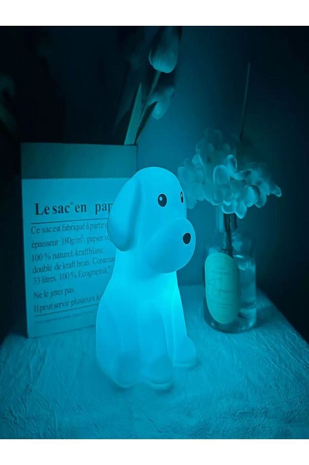Köpek Şekilli Dokunmatik Gece Lambası - 5