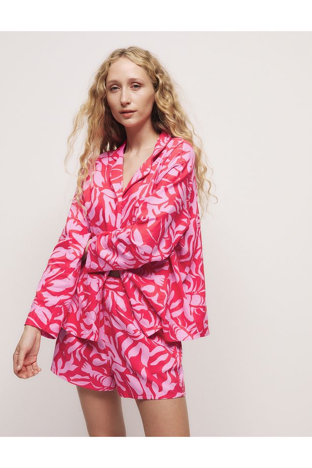 Regular Fit Şortlu Pijama Altı - 5