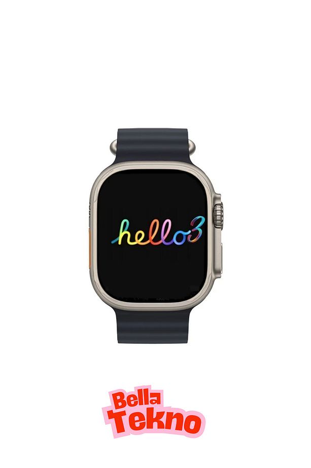 2 Adet Kordonlu Hello Watch 3 Plus – AMOLED Ekran ve Uzun Pil Ömrü! - 1
