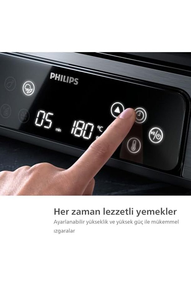 sellbuystore 7000 Serisi Izgara ve Tost Makinesi - Sıcaklık Sensörü ve 8 Ön Ayarlı Programlar - 2