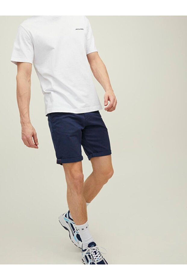 Erkek Navy Blazer Spor Şort - 4