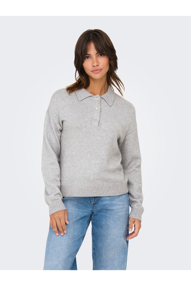 ONLLANA POLO LS PULLOVER EX KNT - 1