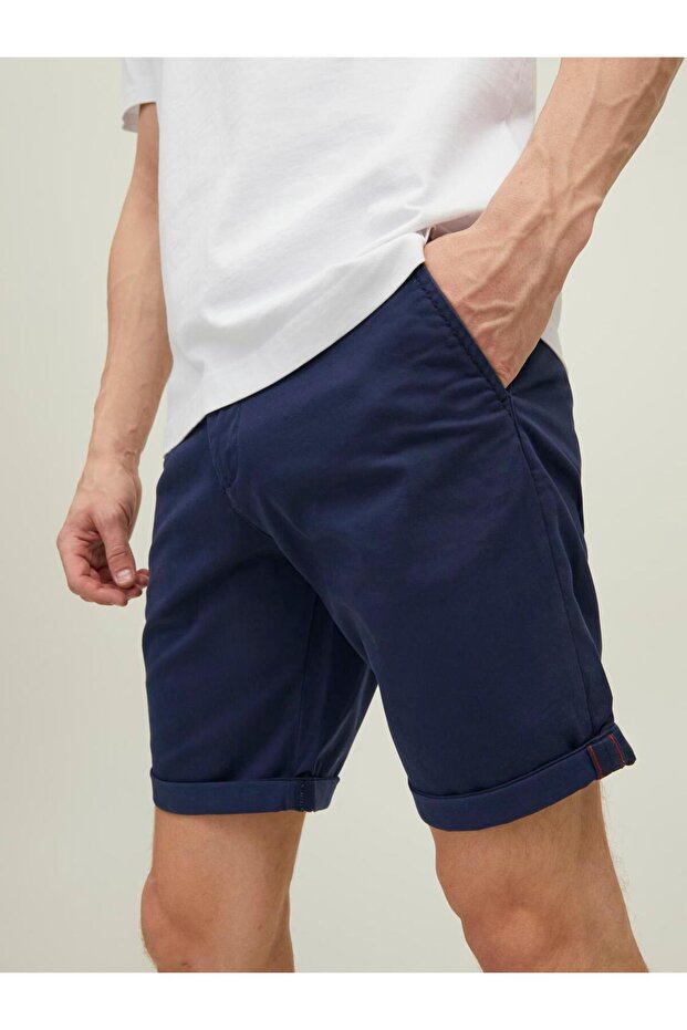 Erkek Navy Blazer Spor Şort - 3