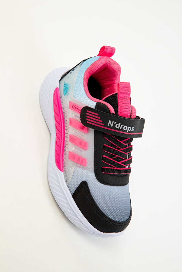 Fekete-Fukszia színű gyerekcipő 20312 - 4