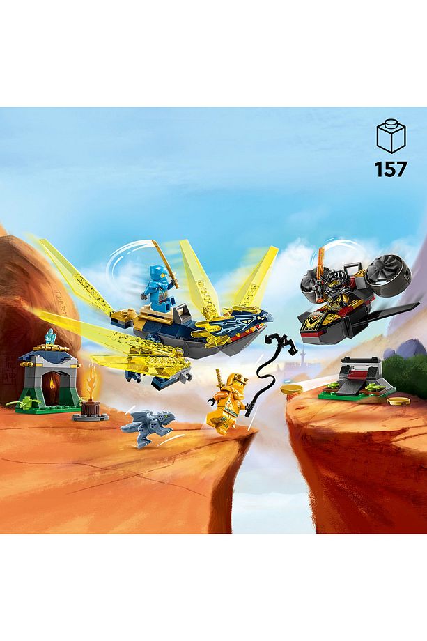 ® NINJAGO® Nya ve Arin'in Yavru Ejderha Savaşı 71798 - 4+ Oyuncak Yapım Seti (157 Parça) - 7