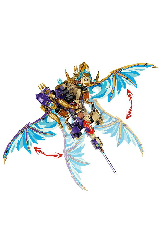 ® NINJAGO® Odak Ark Ejderhası 71836 - 9+ Yaratıcı Oyuncak Yapım Seti (869 Parça) - 7