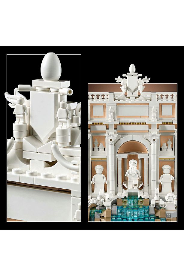 ® Architecture Trevi Çeşmesi 21062 - 18+ Dekoratif ve Sergilenebilir Model Yapım Seti (1880 Pr) - 8