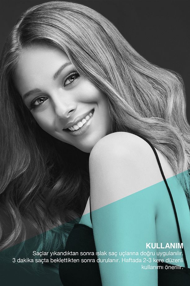 Keratin & Argan Onarıcı Saç Bakım Maskesi 225 Ml - Yıpranmış Ve Hassas Saçlar Botoks Etkili - 4