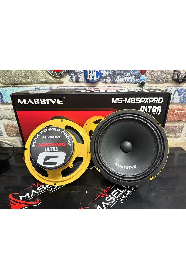 Massiv Ms-m85pro Ultra 20 Cm Midrange 500watt 200 Rms 1 Takım Adet - 2