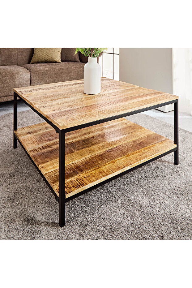 Vendra Rodi Solid Wood Coffee Table - 1