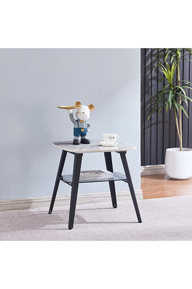 طاولة لوسينا النهائية المصنوعة من الحجر المسحوق - 3