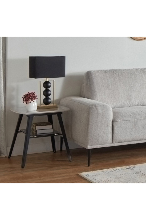 طاولة لوسينا النهائية المصنوعة من الحجر المسحوق - 1