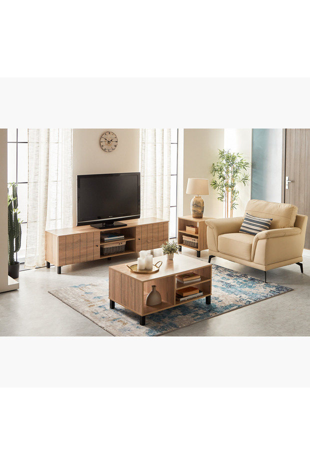 طاولة جانبية مع رف من ادموند - 8