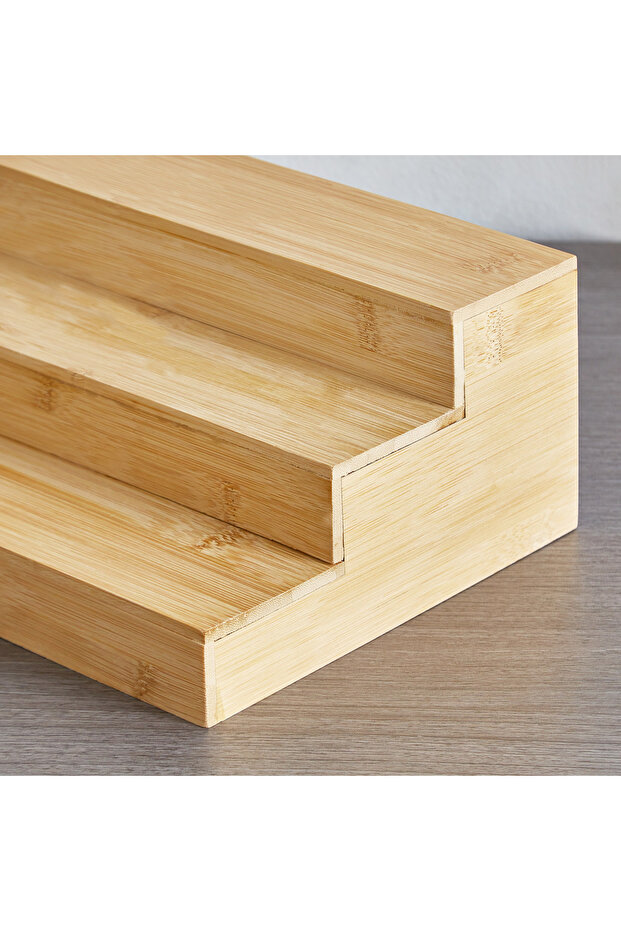 رف توابل من الخيزران بثلاث طبقات - 3