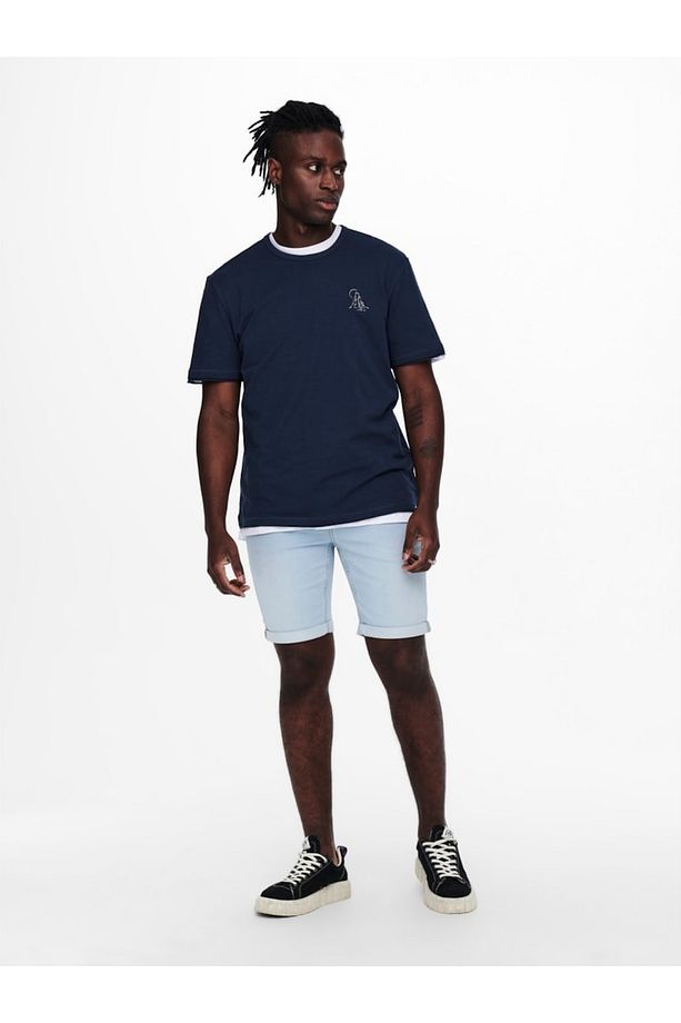Onsply Lb Jog 8587 Pım Dnm Shorts Noos Erkek Mavi Şort - 22018587 - 3