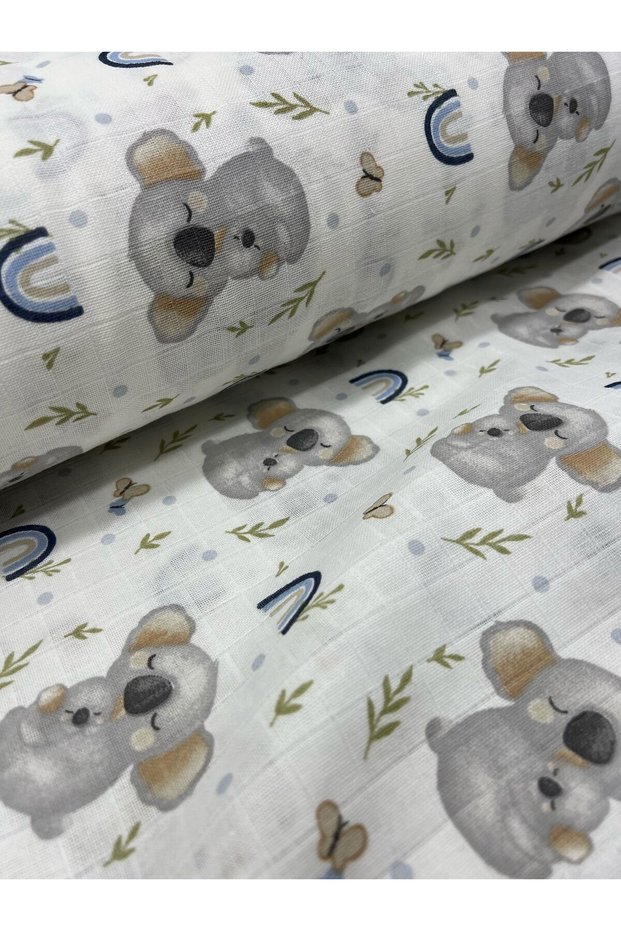 Baby Muslin Fabric Width 180 cm Duvet Cover Swaddle Overalls Clothes Cover Blanket Bottom Opening Play Tent etc