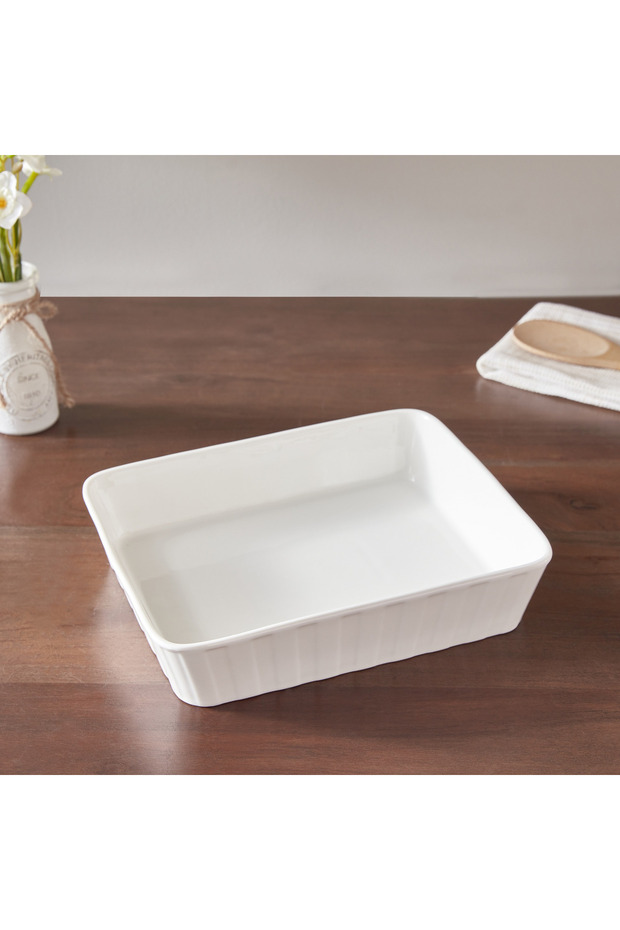 طبق مستطيل سوبريم - 28x23x6.5 سم - 3