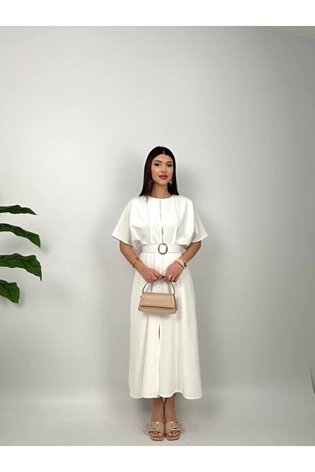 Rochie cu detaliu curea - 1