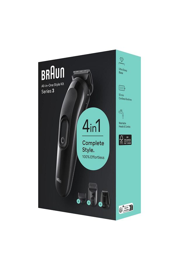 Series 3 Sk3400 Hepsi Bir Arada Şekillendirme Seti, 4’ü 1 Arada Erkek Bakım Kiti - 8