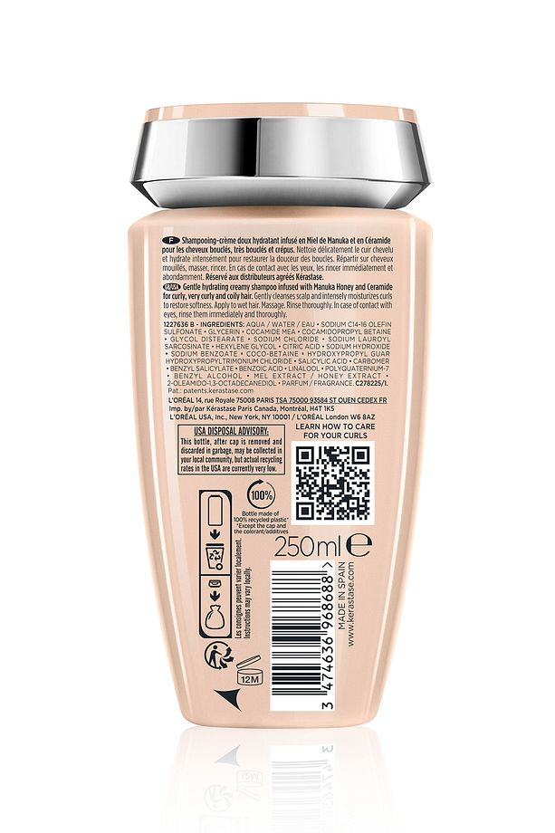 Curl Manifesto Bain Hydratation Douceur Kıvırcık Saçlar Için Besleyici Şampuan 250 ml 250 - 7