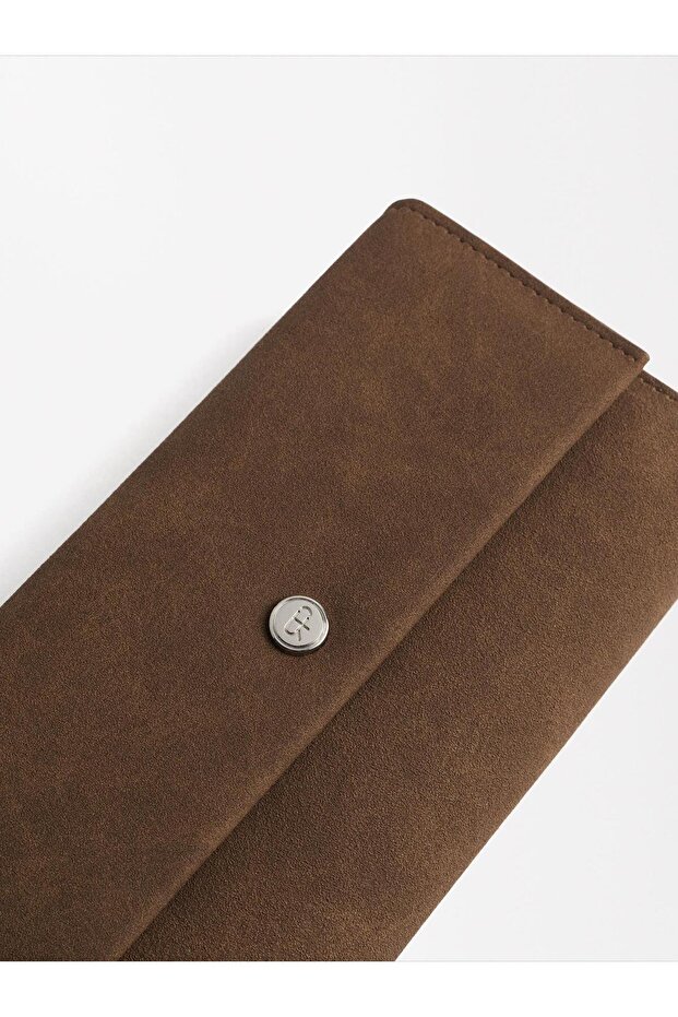 Süet Görünümlü Cüzdan - 3