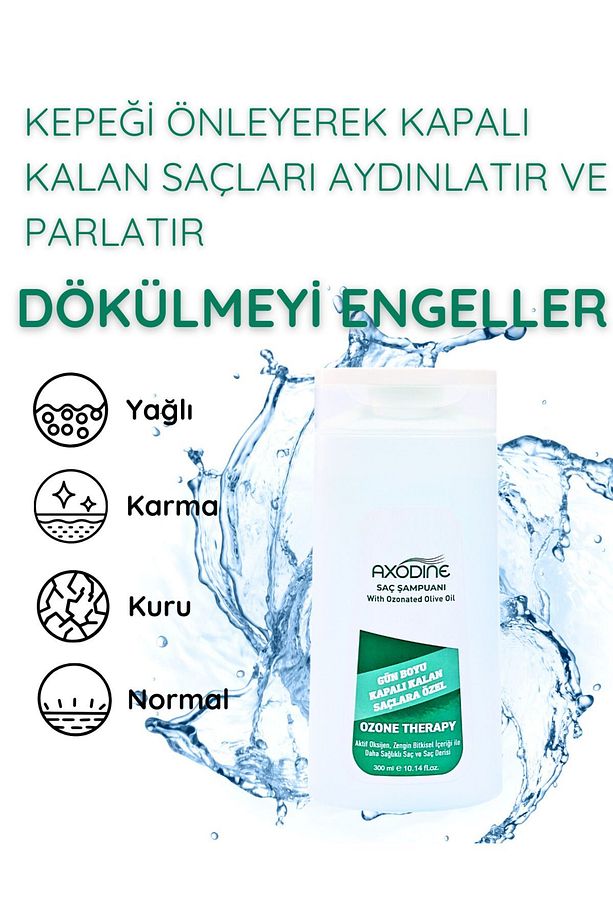 Gün Boyu Kapalı Kalan Saçlara Özel Ozon Terapi Şampuan 300 ML - 3