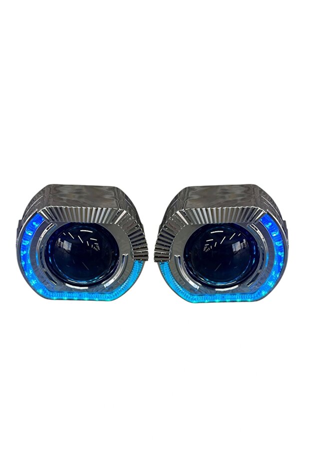 2.5 İNÇ DÜZ Bİ XENON MERCEK J MODEL PİXEL ANGELLİ KAPAK SET - 1
