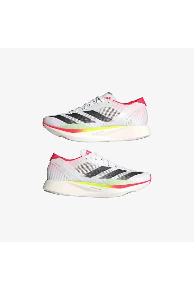 Adizero Takumi Sen 10 Kadın Beyaz Koşu Ayakkabısı - 5
