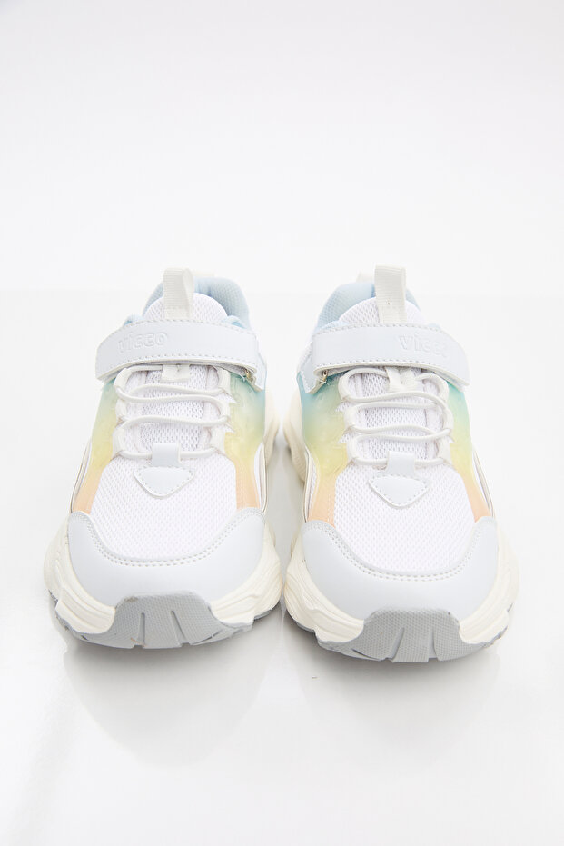 حذاء رياضي أبيض للفتيات من Teide Basic - 2