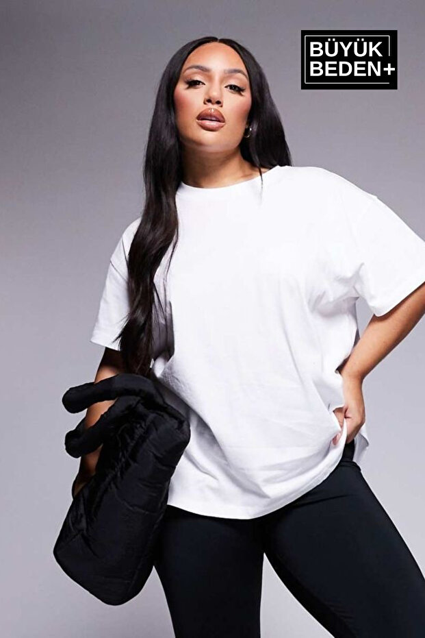Women's Plus Size Crew Neck T-Shirt Spr25Btsk10