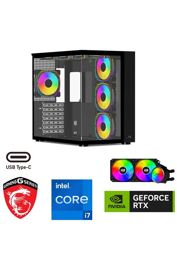 ŞAFAK-DDR5 -16 GB RTX4060Tİ - Intel Core I7 13700K - 32 GB Ddr5 Ram - 1 Tb.m2 SSD - SİVİ SOGUTMALİ - 1