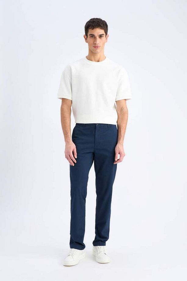 Regular Fit Normal Kesim Yazlık Düz Paça Chino Kanvas Pantolon D7349ax25sp - 4