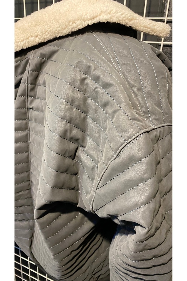 VİNTAGE KÜRKLÜ OVERSİZE MONT - 4