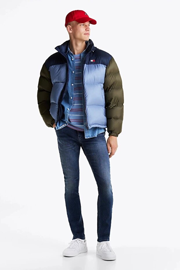 Tommy Jeans SCANTON SLIM AI1262 Erkek Denim Jeans DM0DM205501BK - 1