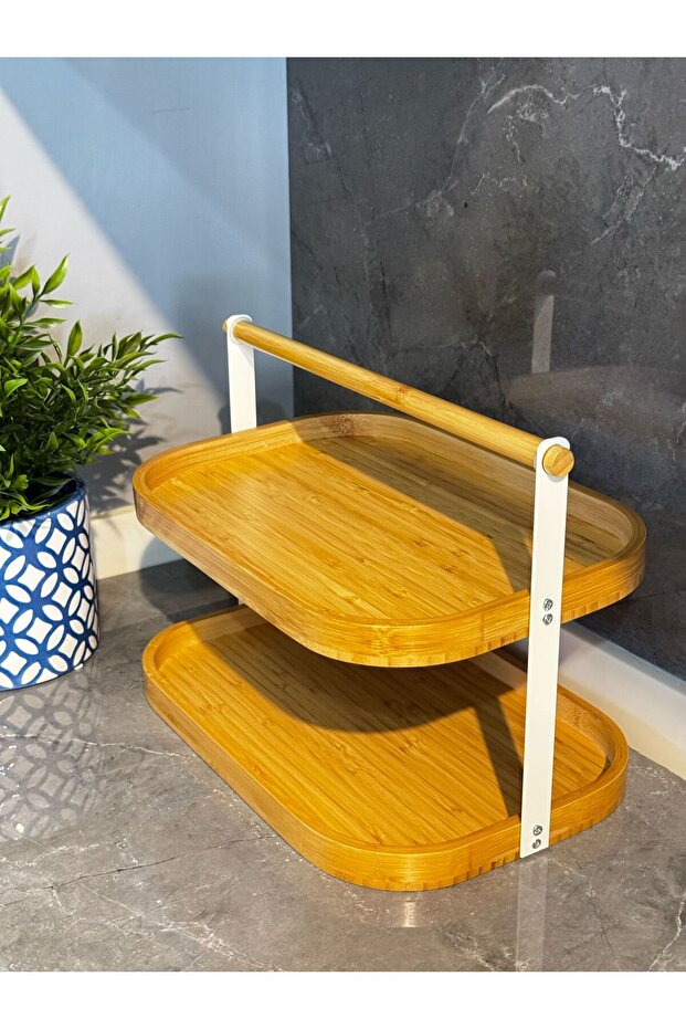 Bambu iki katlı sunumluk - 1