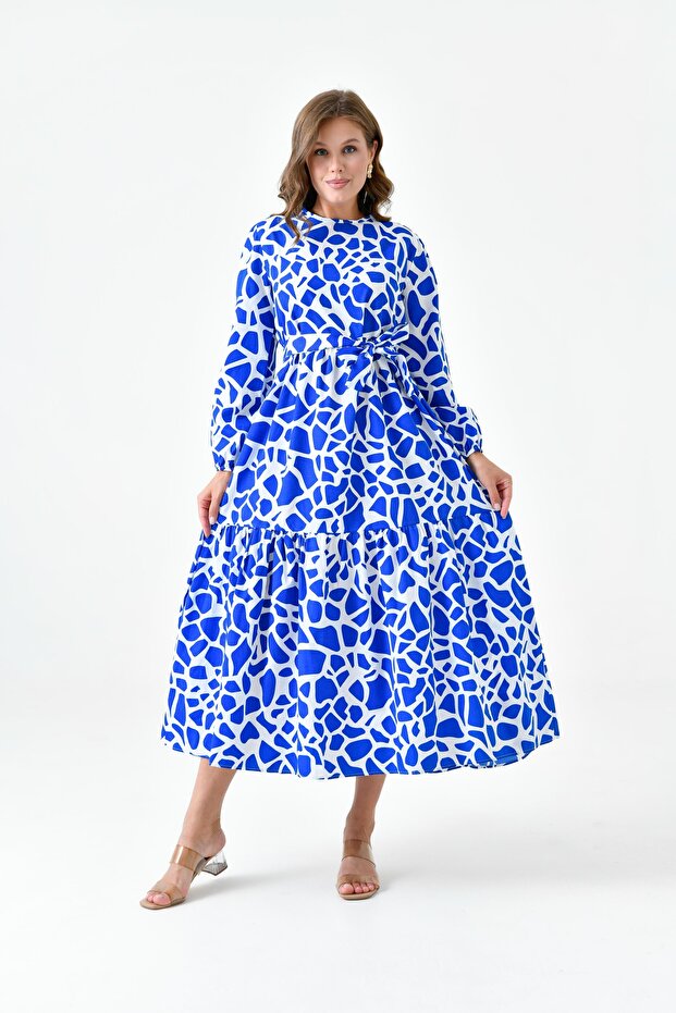 فستان بنمط هندسي - 3