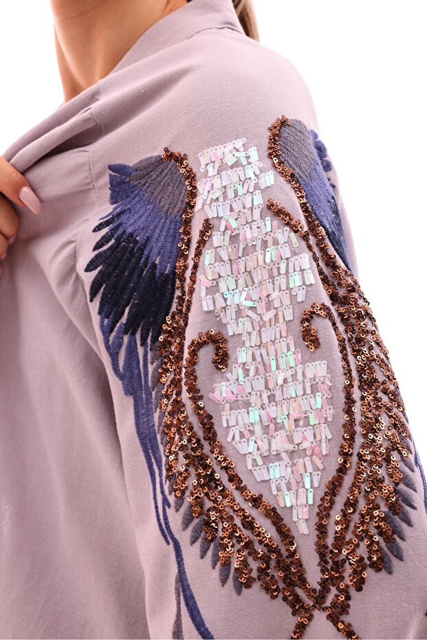 Dadalinakışlı Kimono Gri - 4