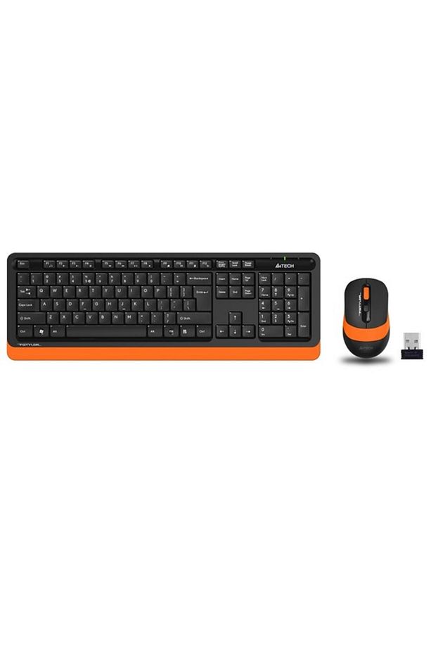Fg1010 Kablosuz Q Trk Optic Mouse Siyah/turuncu Multimedya Klavye - Mouse Set - 1