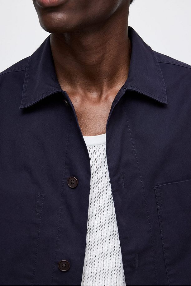 Regular Fit Gabardin Overshirt Gömlek - 2