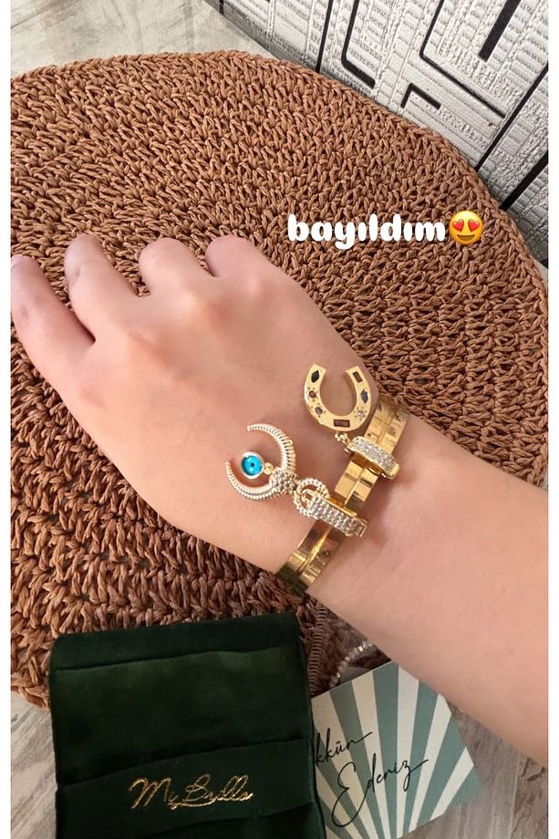 Nazar Göz Ema Model Ajda charmı, kolye ucu - 2