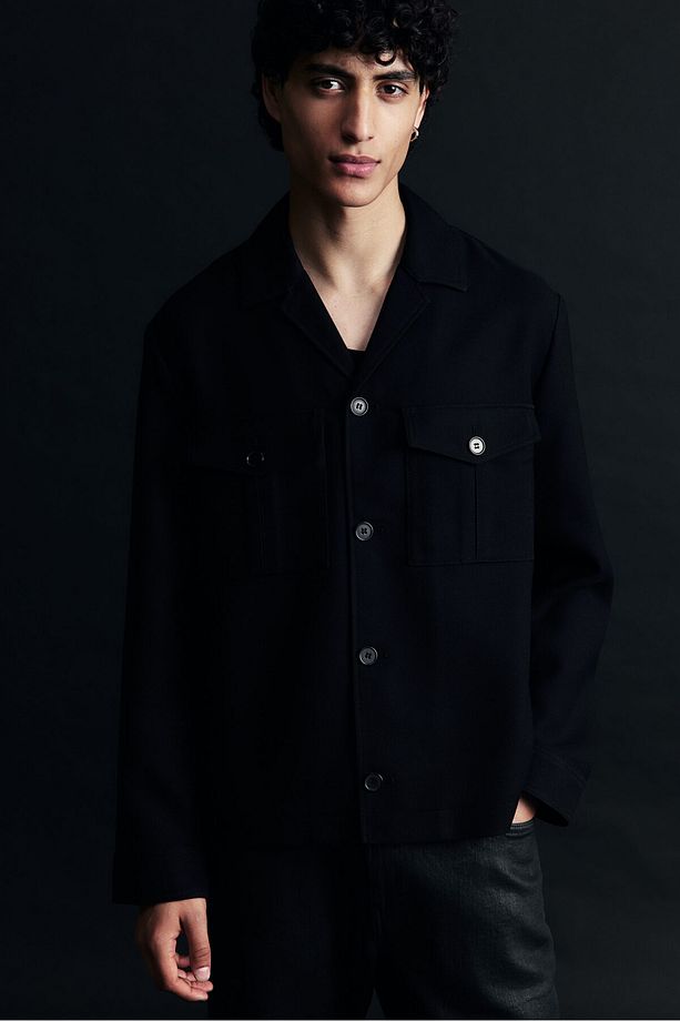 Regular Fit Gabardin Gömlek Ceket - 1