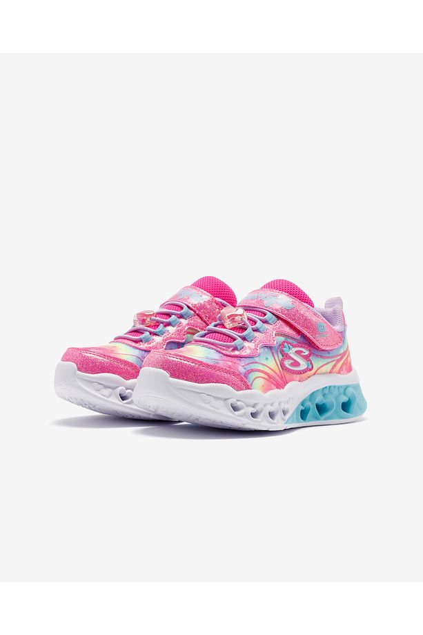 Flutter Heart Lights - Groovy Swirl Büyük Kız Çocuk Pembe Işıklı Spor Ayakkabı 303253l Hplv - 3